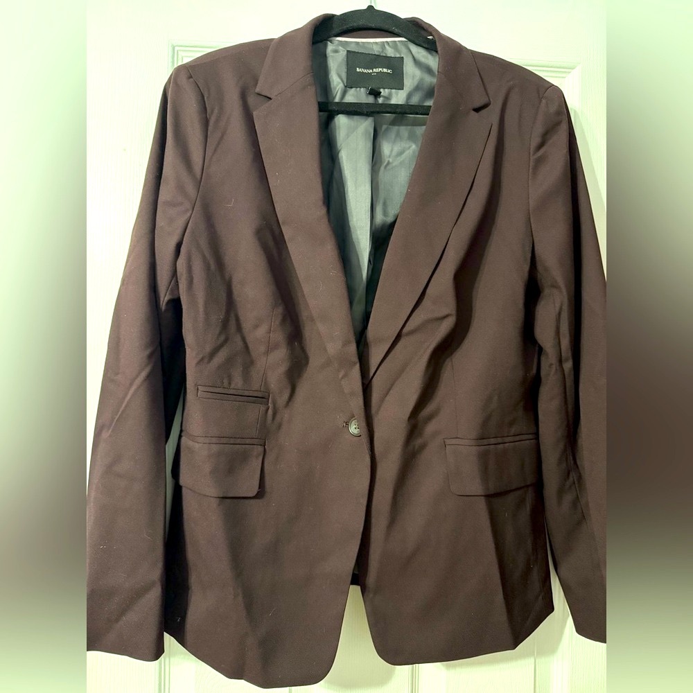 Banana Republic Burgundy Women's Blazer